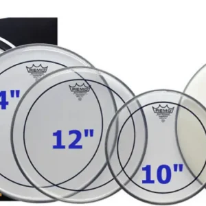 Remo PP-0110-PS - PINSTRIPE CLEAR PRO PACK - 10/12/14 + 14 (COATED) Abverkauf