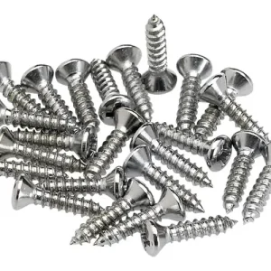Günstig Fender PICKGUARD/CONTROL PLATE MOUNTING SCREWS (24) (CHROME)