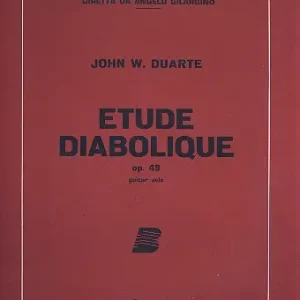 Kostenfreie Lieferung Étude diabolique op.49 pour guitare