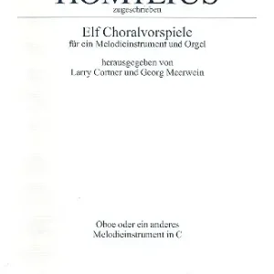 11 Choralvorspiele für ein Garantierte Lieferung