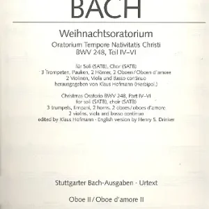 Weihnachtsoratorium BWV248 Kantaten 4-6: Sonderangebot