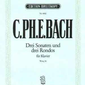 Zertifiziert 3 Sonaten und 3 Rondos WQ56