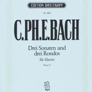 3 Sonaten und 3 Rondos Wq57 Expressversand