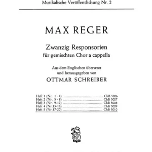 20 Responsorien Band 5 (Nr.17-20) Sonderangebot