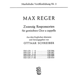 20 Responsorien Band 3 (Nr.9-12) Aktuell