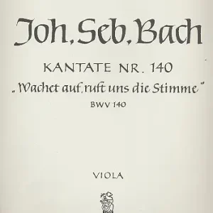 Wachet auf ruft uns die Stimme Neu