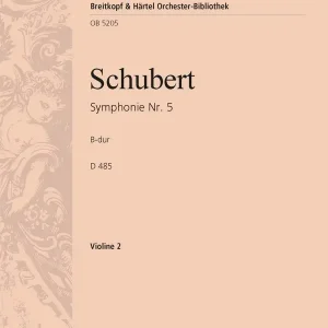 Angebot Sinfonie B-Dur Nr.5 D485