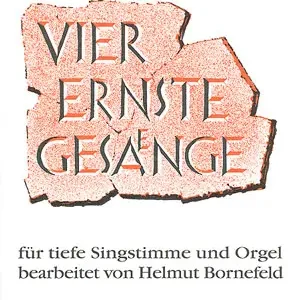 Ausverkauf 4 ernste Gesänge für