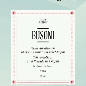 Wochenendangebot 10 Variationen über ein Präludium von Chopin