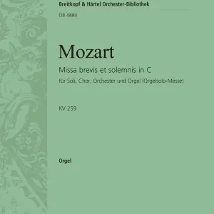 Abverkauf Missa brevis et solemnis C-Dur KV259