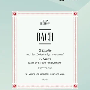 15 Duette nach den zweistimmigen Inventionen BWV772-786 Highlight