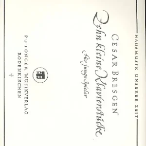 10 kleine Klavierstücke Nur Heute