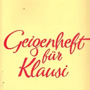 Zertifiziert Geigenheft für Klausi