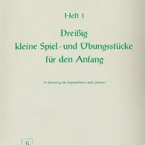 30 kleine Spielstücke Ausverkauf
