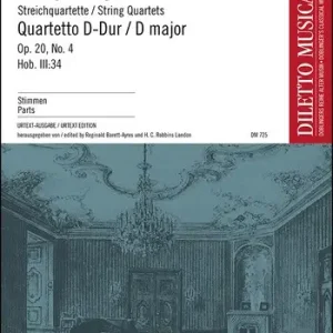 Zertifiziert Streichquartett D-Dur op.20,4 Hob.III:34