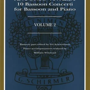 10 Concerti vol.2 for bassoon and piano Beliebt