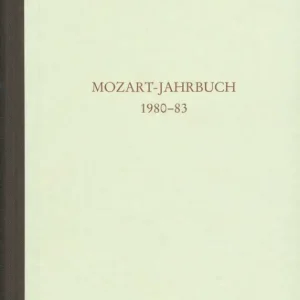 : Mozart-Jahrbuch 1980/83 Sonderaktion