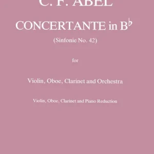 Abel, Carl Friedrich Quartett g-moll op. 73 Nr. 3 Zertifiziert